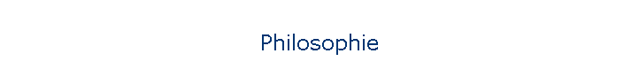 Philosophie